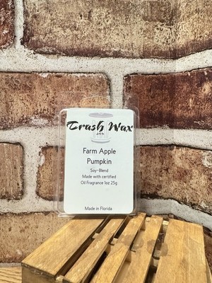 TrashWax Limited Hand Poured Farm Apple Pumpkin Wax Melt Wax Tarts Wax Melts