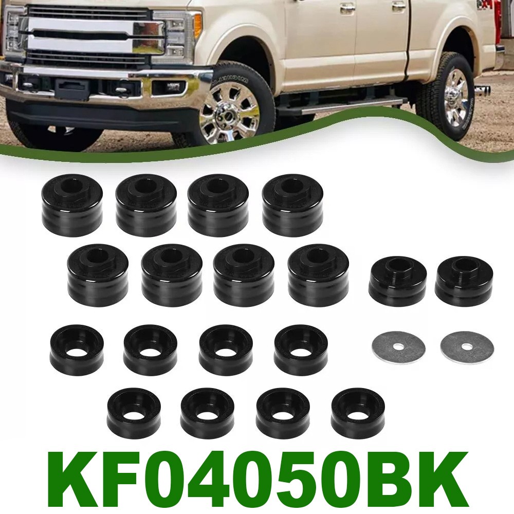 KF04050BK,Body Cab Mount Bushing Kit for Ford F250/F350 Super Duty 2WD/4WD✅9918