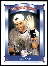 Derek Jeter 2001 Fleer Tradition #419 Yankees MLB READ FREE SHIP AutographDen