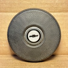 1970-81 Chevrolet Camaro Oem Steering Wheel Black Horn Button Gm 329738 Bowtie