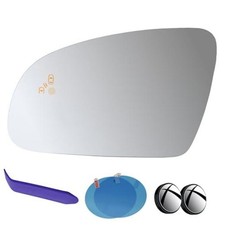 Driver Side Mirror Glass Compatible with Hyundai Driver - Heated Blind Spot