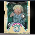 1985 Cabbage Patch Doll Camilla April Blonde Hair Girl  With Box
