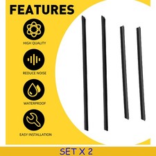 Fit Honda Fit Jazz 2008-2013 Weatherstrip Window Rubber Moulding Seal Belt 8pcs