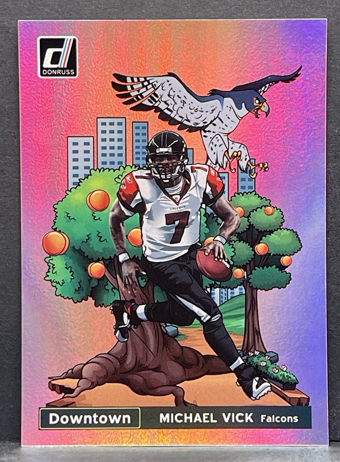 2020 Panini Donruss Michael Vick Downtown! Rare Atlanta Falcons Case Hit