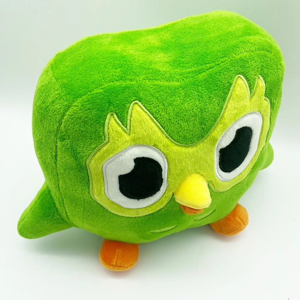 OWl 廃盤　デモ Duolingo Green Owl Plush Toy Plushie of Duo the Owl Cartoon Anime