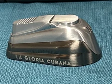 NEW LGC Triple Flame Adjustable Refillable Table Top Cigar Torch Lighter Gloria