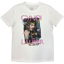 Cyndi Lauper 'Singing' White T-Shirt