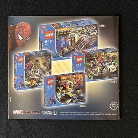 LEGO 4855 - SPIDERMAN - Spider-Man's Train Rescue - INSTRUCTION MANUAL ONLY