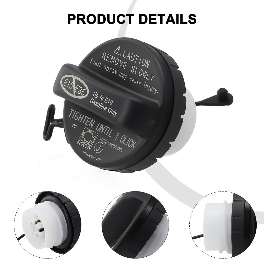 For Toyota For Camry Fuel-Tank Gas Cap Lid Tether Threaded