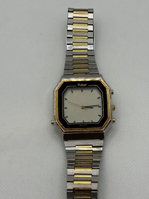 Pulsar Y951-5019 Ana-Digi World Time Watch, Works, USED, VERY