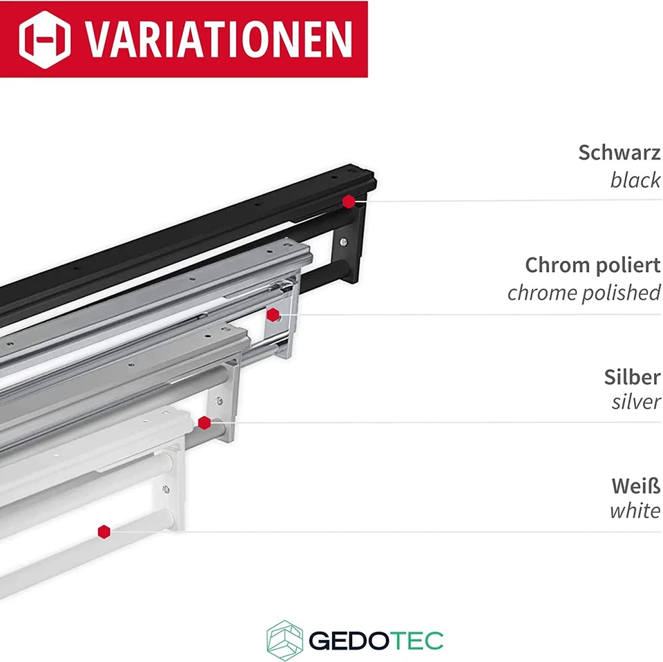 Häfele porta asciugamani bagno Estendibile Estraibile Geschirrtuchhalter Cucina - Immagine 2 di 4