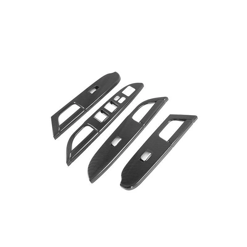 Cubierta de moldura de interruptor de reposabrazos de puerta interior para Mitsubishi ASX Outlander Sport 2013-18 Foto 3 de 4