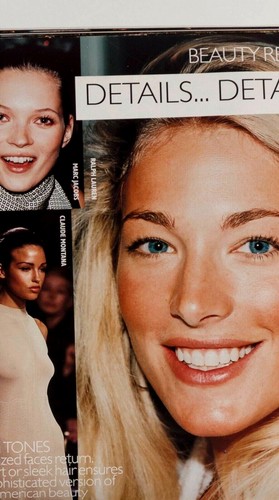 Stella Tennant Kate Moss Niki Taylor VOGUE CATWALK REPORT Prada vtg Van Seenus - Picture 4 of 8