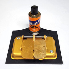 Vintage Mansfield 8mm  16mm Film Splicer  Cinement Fluid Bottle