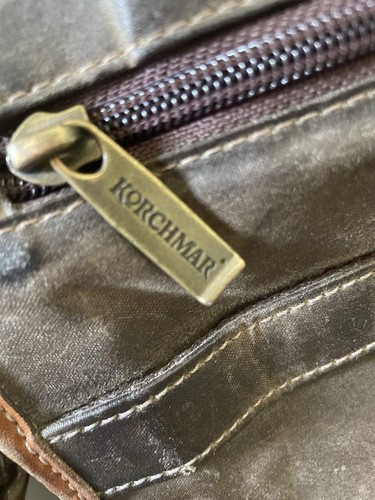 KORCHMAR L1039 Oliver Leather Expandable Briefcase Weekender Laptop Bag $595 - Picture 9 of 13