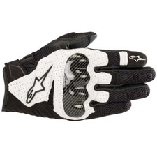 Alpinestars SMX-1 Air V2 Motorcycle Gloves Black White