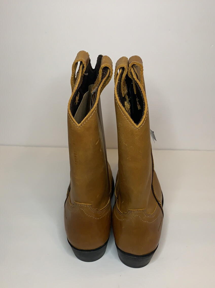 Leather Cowboy Boots Eurostar Brown Clive Western Men display picture 1