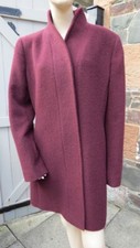 Orvis Alpaca And Wool New Coat Size 12 Maroon/ Deep Dark Red/burgundy