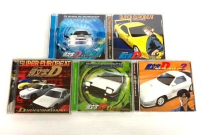 Super Eurobeat initial D BEST Selection 5 CD D-Selection Set of 5