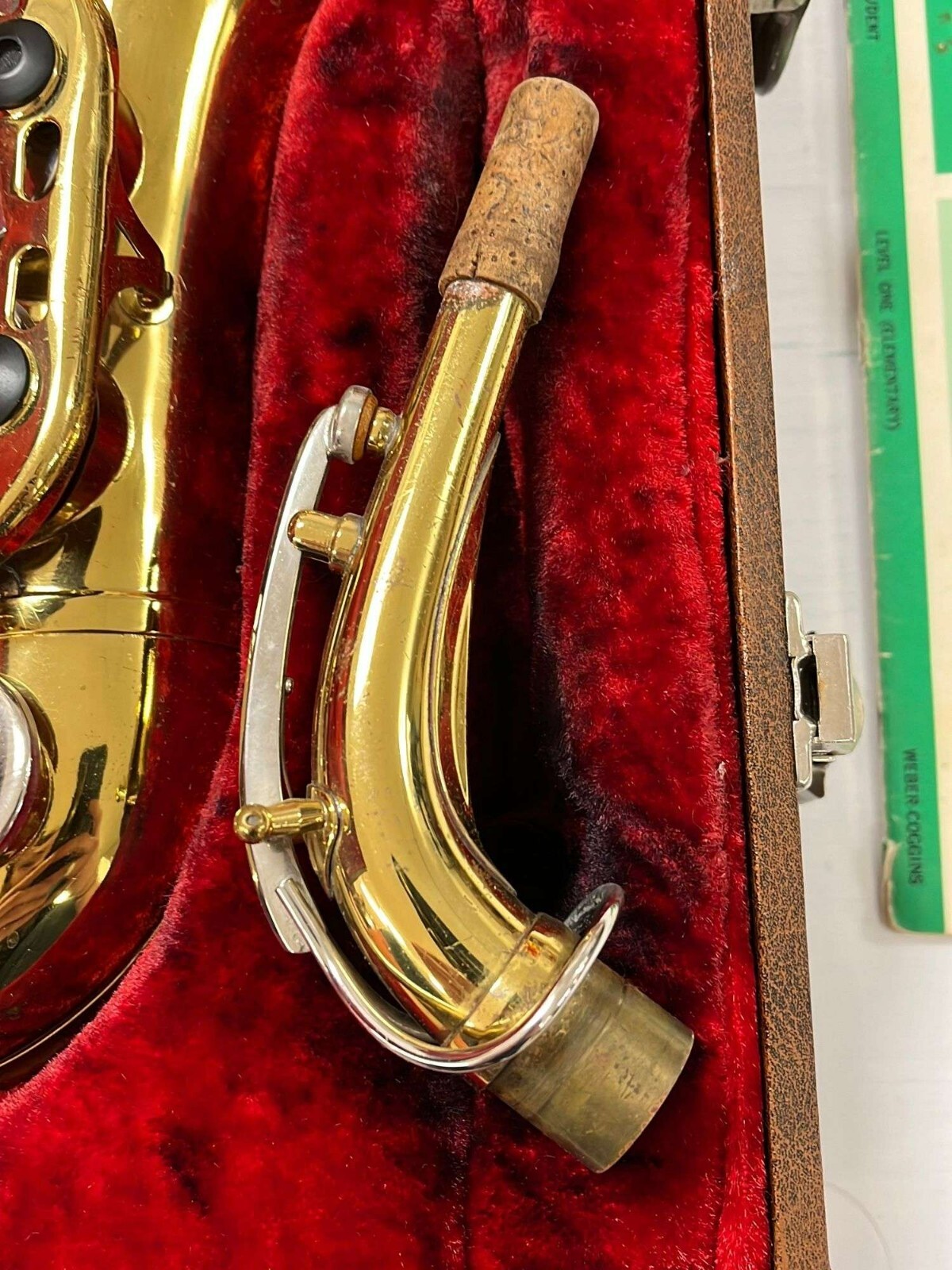 Vintage H.COUF Royalist ll Gold/Nickel Keys Alto Sax w/Conn Case Very