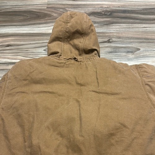 Dri-Duck 5020 Cheyenne Hooded Quit Lined Work Jacket Brown Men’s Large - Picture 16 of 16