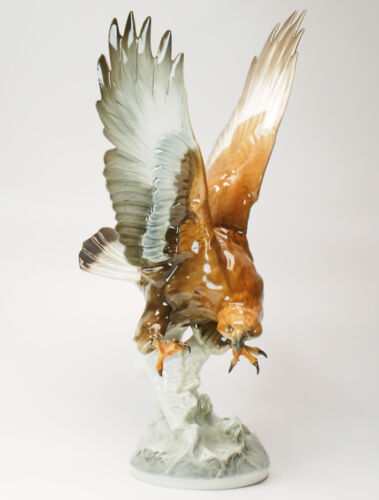 Hutschenreuther Kunstabteilung riesige Porzellan Figur Adler 43cm K. Tutter - Bild 1 von 6