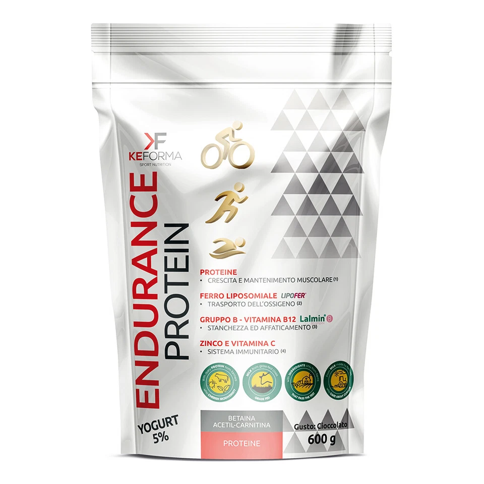 KEFORMA ENDURANCE PROTEIN 600 GR Cioccolato