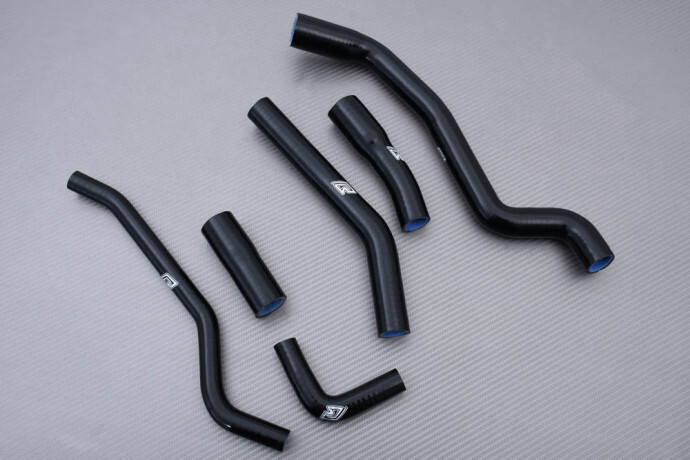 Kit Tuyaux Radiateur Eau Moto Noir Compatible Yamaha FZ1 N FZ-1N 2006-2015