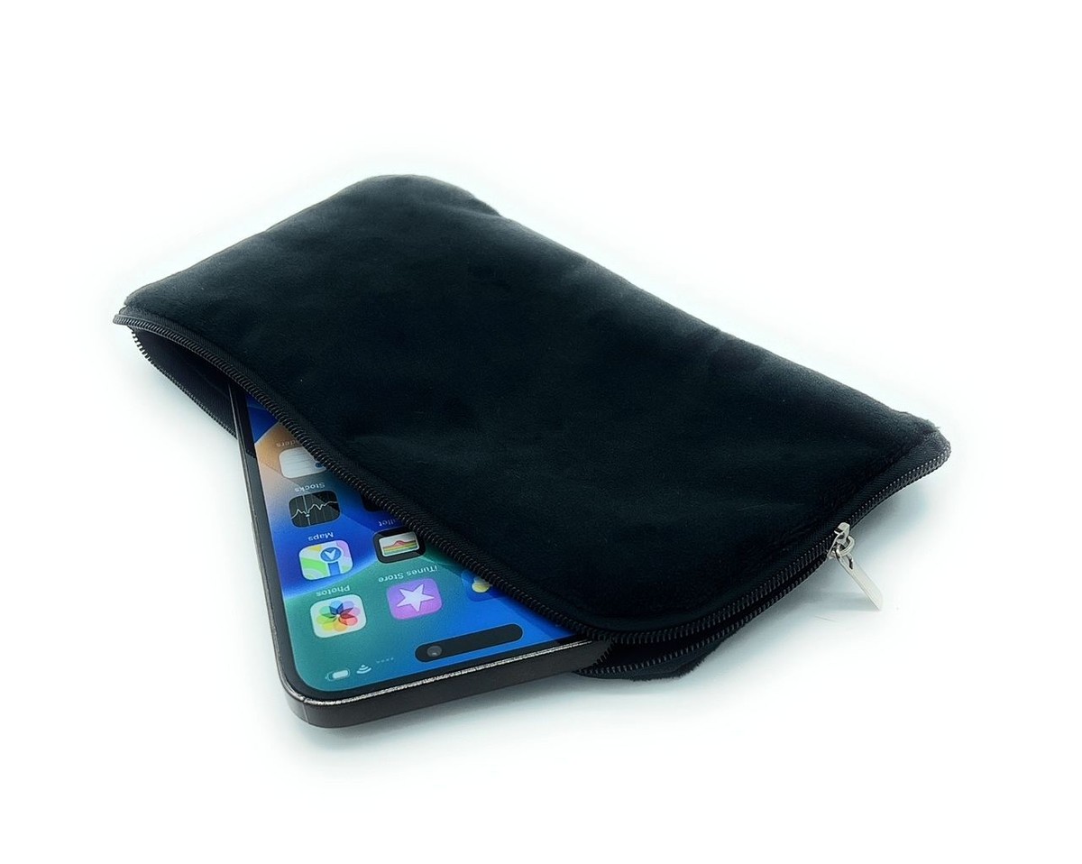 XXL Universal Reissverschluss Handy Tasche Hülle schwarz