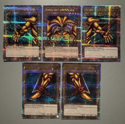 YUGIOH EXODIA THE FORBIDDEN ONE 5 CARDS SET ASIA ENGLISH ES01 25TH