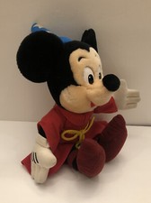 Disney Fantasia Sorcerer MICKEY MOUSE 13" Plush / Toy.