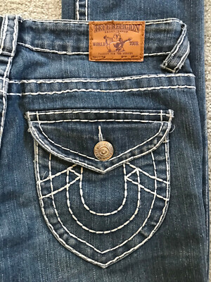 Men's True Religion Ricky Jeans Made In USA RN 112790 CA 30427