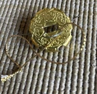 Replacement 1 inch gold tone Top / Cap Ornament Hanger with Spreader