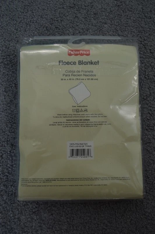 Fisher Price Manta de Bebé Dinosaurio Polar Azul Naranja Verde NUEVA Lovey Security Foto 2 de 3