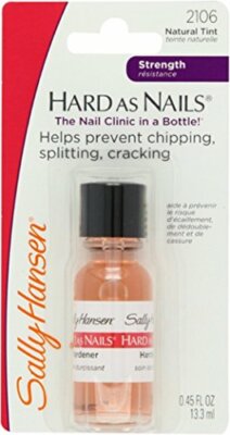 Sally Hansen Hard As Nails Hardener, Natural Tint [2106], 0.45 oz