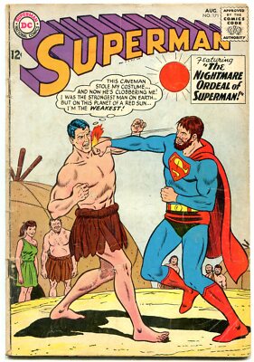 SUPERMAN コミック SUPERMAN #171 comic book 1964-DC COMICS-CAVE MAN COVER