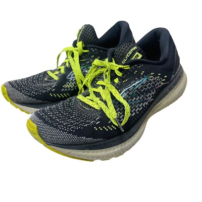 Brooks Glycerin 19 Womens Size Running Sneakers Black Nightlife Spa Blue 