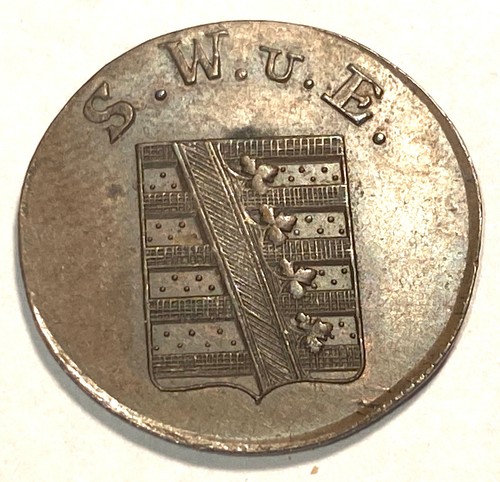 Germany Saxe-Weimar-Eisenach 1803 1 Pfennig Au Condition - Picture 2 of 2