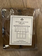 Pineapple Town Lined Valance 72” X 15.5”