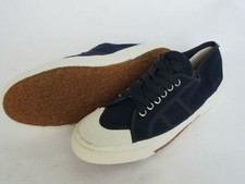 Ital Bordschuhe Army Sneaker Canvas Navy Blue Leinen Turnschuhe Sneakers Gr 42