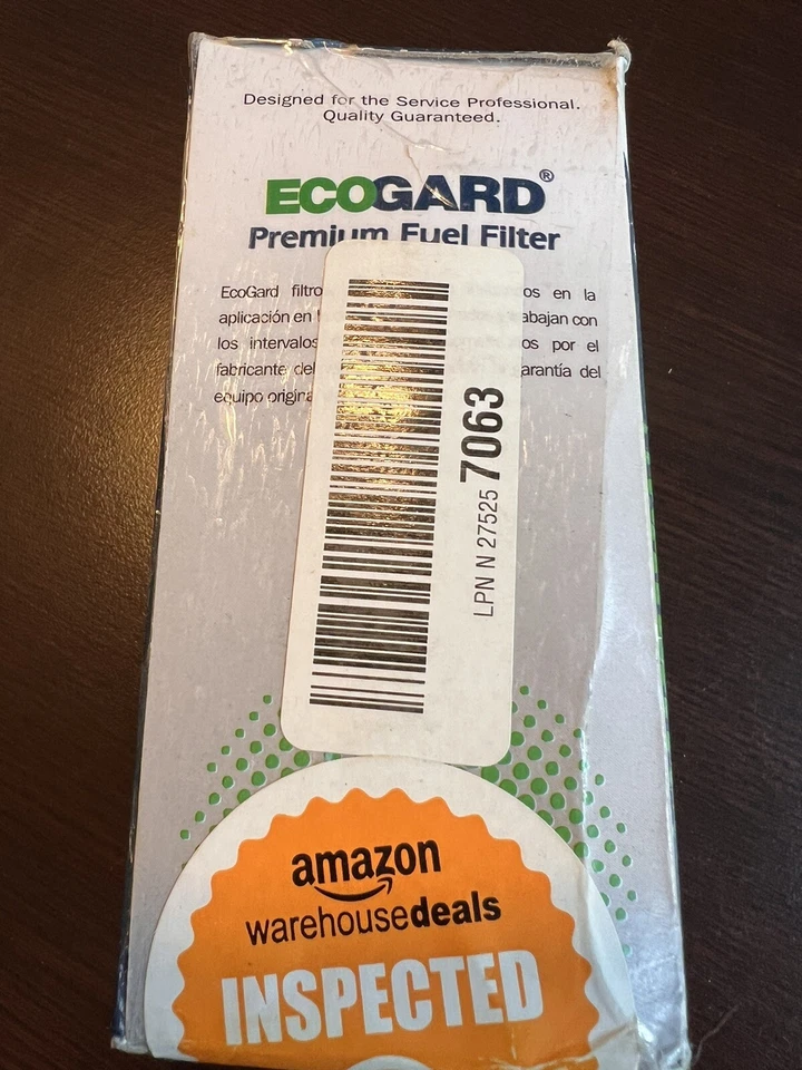 Filtro de combustible Ecogard Premium G6335 nuevo Foto 2 de 4