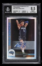 2022 Hoops Premium Paolo Banchero  Auto RC Pop 1 BGS 8.5 Jersey Match 5/10