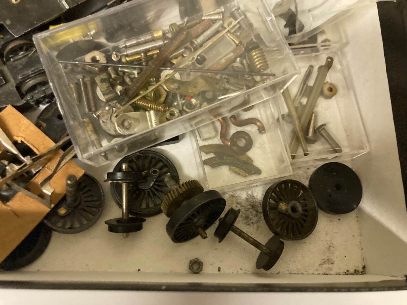 Model train spare parts Wheels, screws, etc eBay