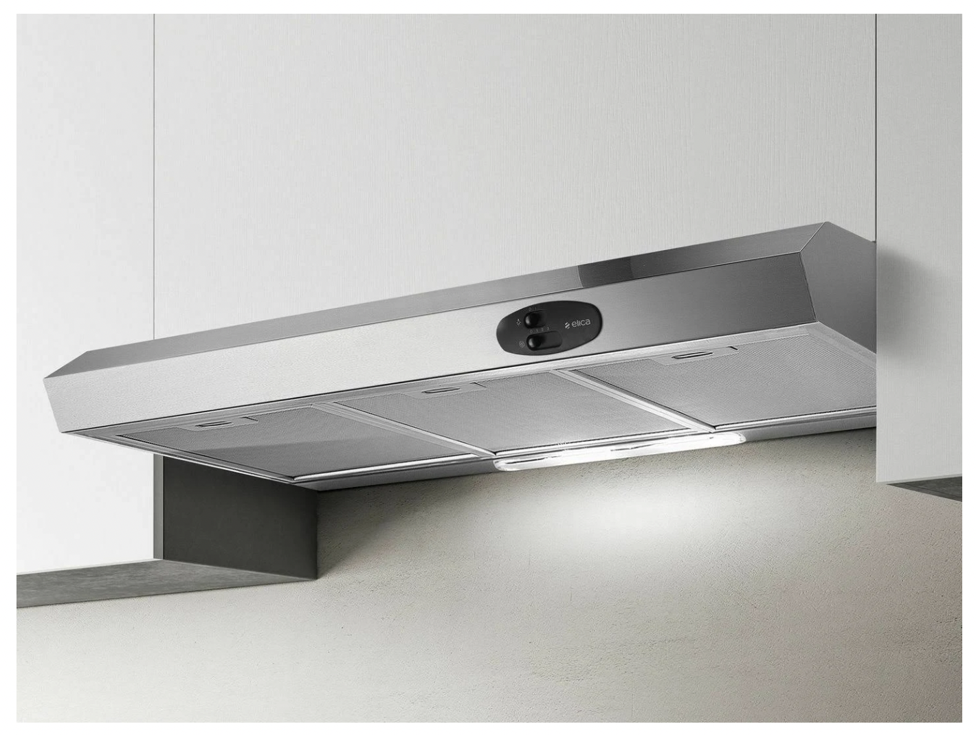 ELICA KREA ST IX F/90 CAPPA A PARETE 90 CM FILTRANTE 272 m³/h ACCIAIO INOX