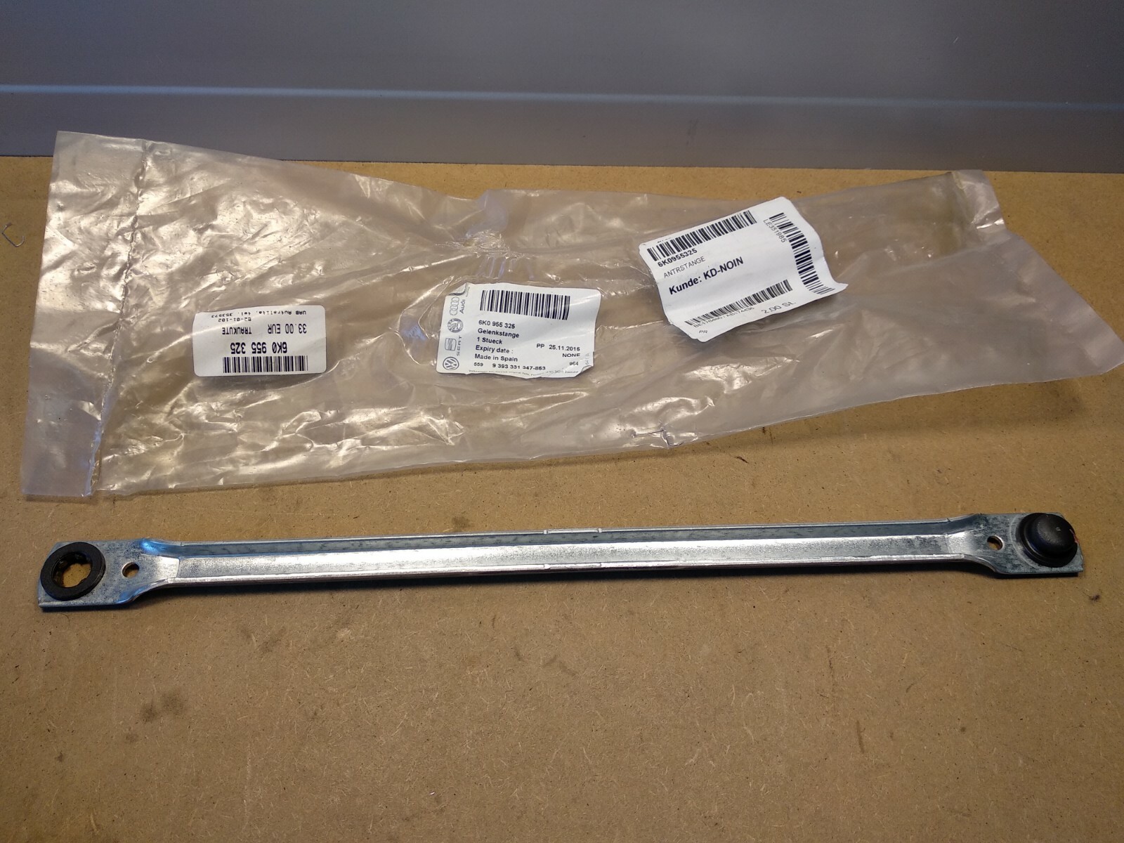 New Genuine Volkswagen Drive Arm, wiper linkage 6K0955325 eBay