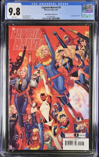 Captain Marvel 5 1:25 Russell Dauterman Variant CGC 9.8 Alyssa Wong Jan Bazaldua