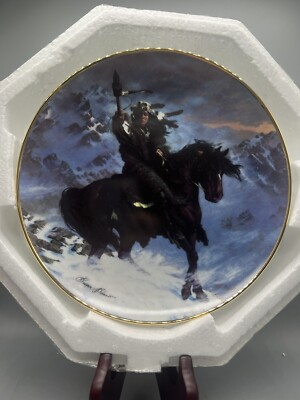 HERMON ADAMS ''SPIRIT OF THE WEST WIND''  FRANKLIN MINT WESTERN HERITAGE MUSEUM