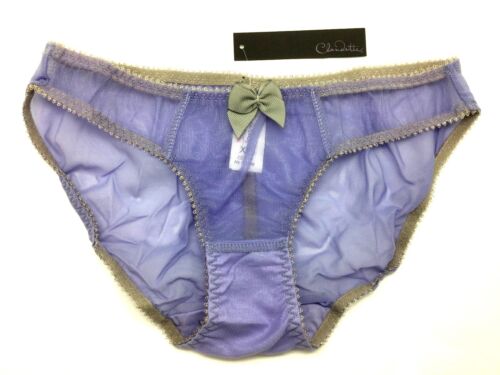 Love Claudette Dessous Mesh Parma Violet Bikini Panty Women's Lingerie Intimates - Picture 1 of 2