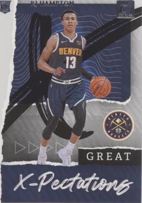 2020 21 Panini Donruss Great X Pectations Rj Hampton 24 Rc For 