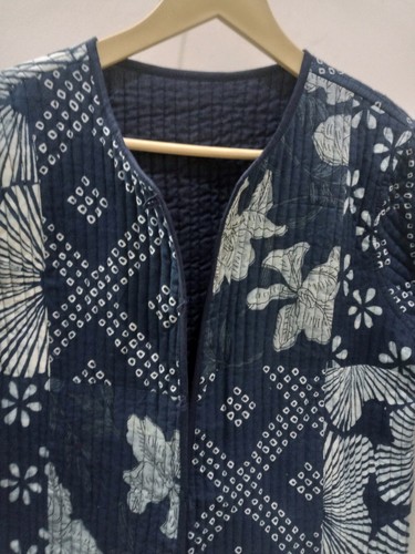 Handmade Patch Work Jacket Kantha Quilt - Picture 2 of 7